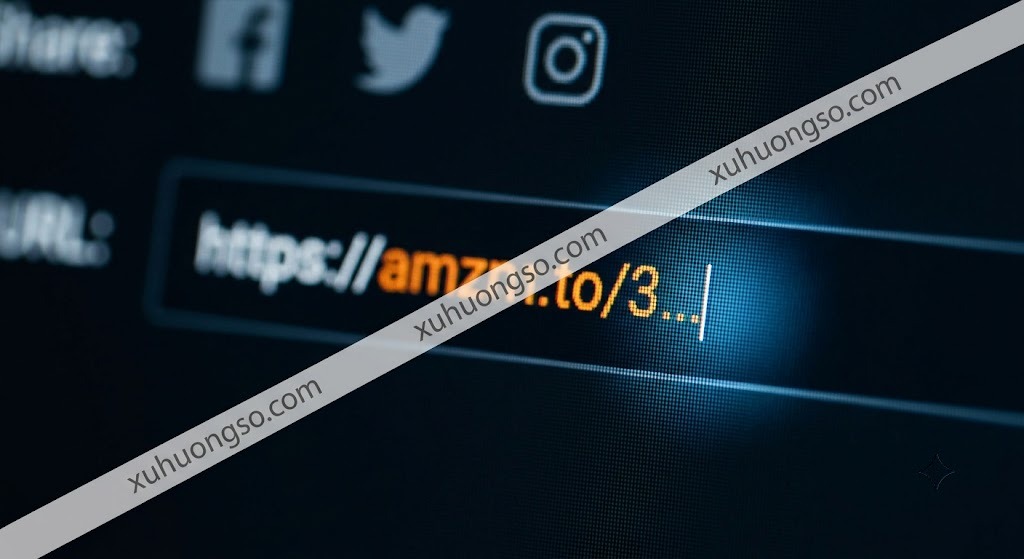 Minh hoạ đường link affiliate đang được chia sẻ qua nhiều kênh